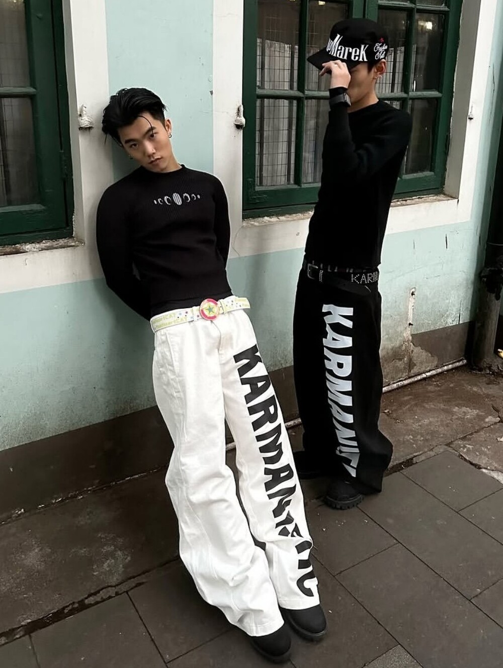 DEKAYED KARMANISTIC WIDE LEG STARIGHT JEANS STREETWEAR SIZE SMALL - Picture 3 of 16